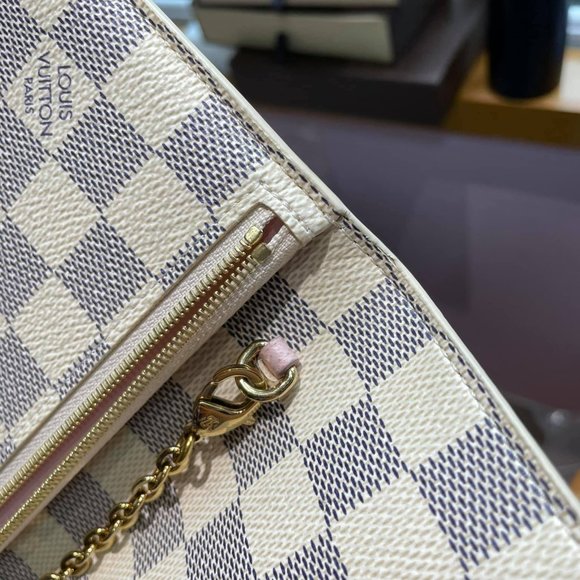 Authentic Louis Vuitton Azur wallet on chain trunk - Picture 11 of 12